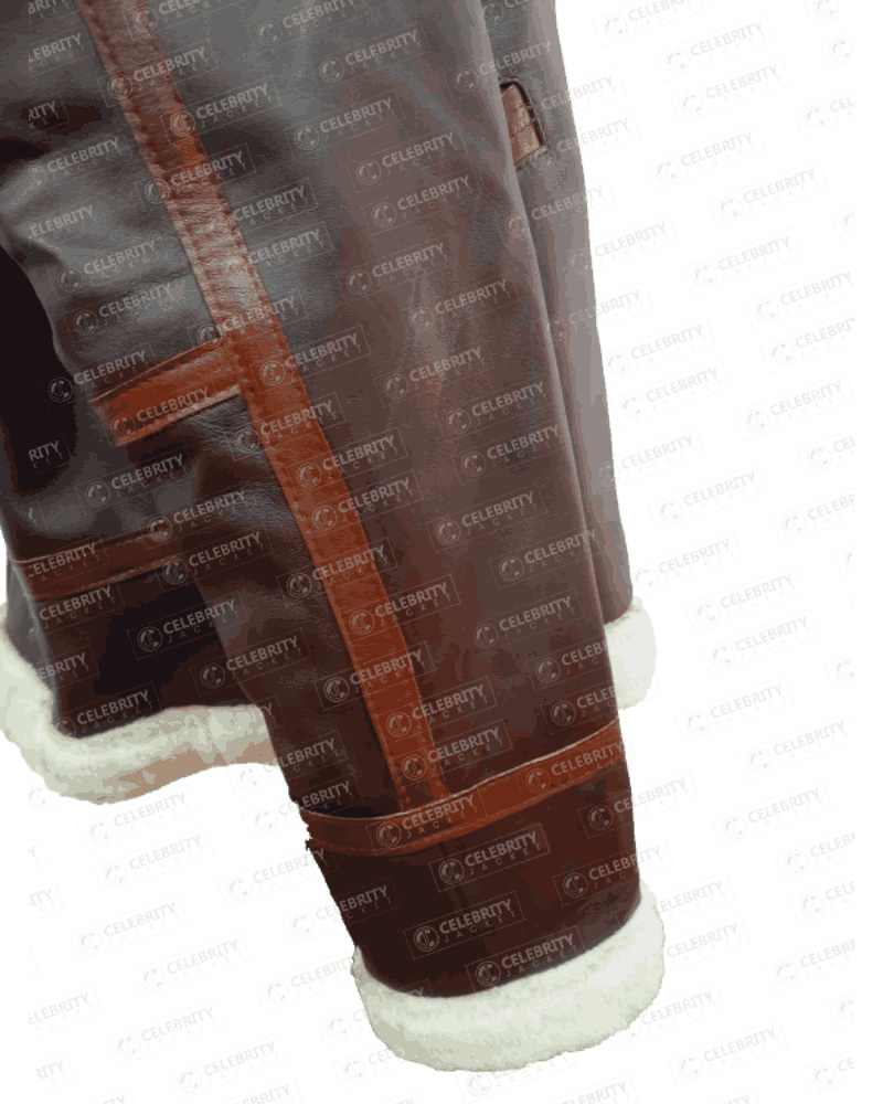 Resident Evil 4 Game Leon S. Kennedy Shearling Cosplay Jacket