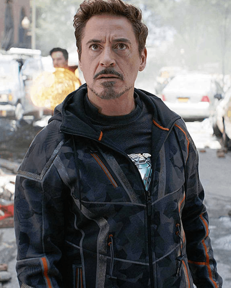 Avengers Tony Stark Infinity War Jacket (Free T-Shirt)