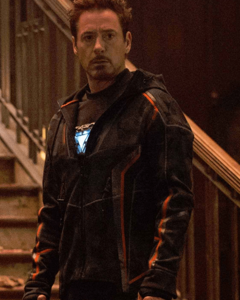 Avengers Tony Stark Infinity War Jacket (Free T-Shirt)