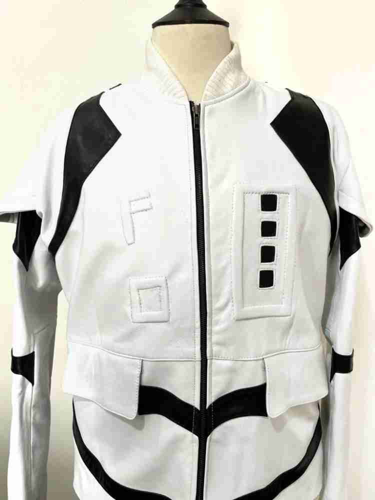Starwars stormtrooper black and white jacket - front view