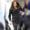 Doctor Who Amy Pond Black Leather Jacket