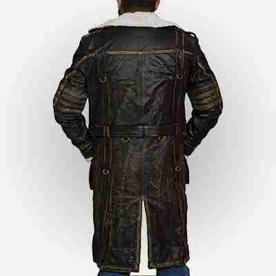 Elder Maxson Fallout 4 Long Battle Leather Jacket