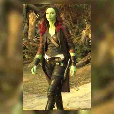 Guardians of the Galaxy Vol 2 Gamora Trench Leather Coat