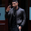 Usher Black Bomber Jacket