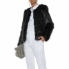 Unreal dream faux fur jacket being worn - front view