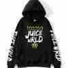 Juice Wrld's black 999 hoodie - front