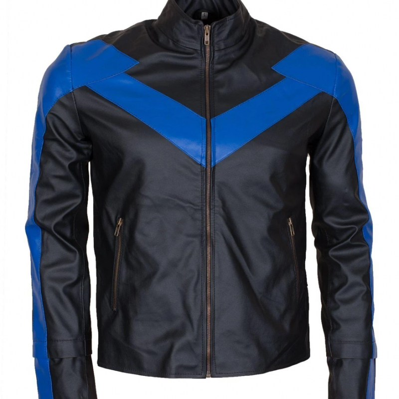 Nightwing's leather jacket - front