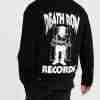 Death Row Records blac denim jacket - back