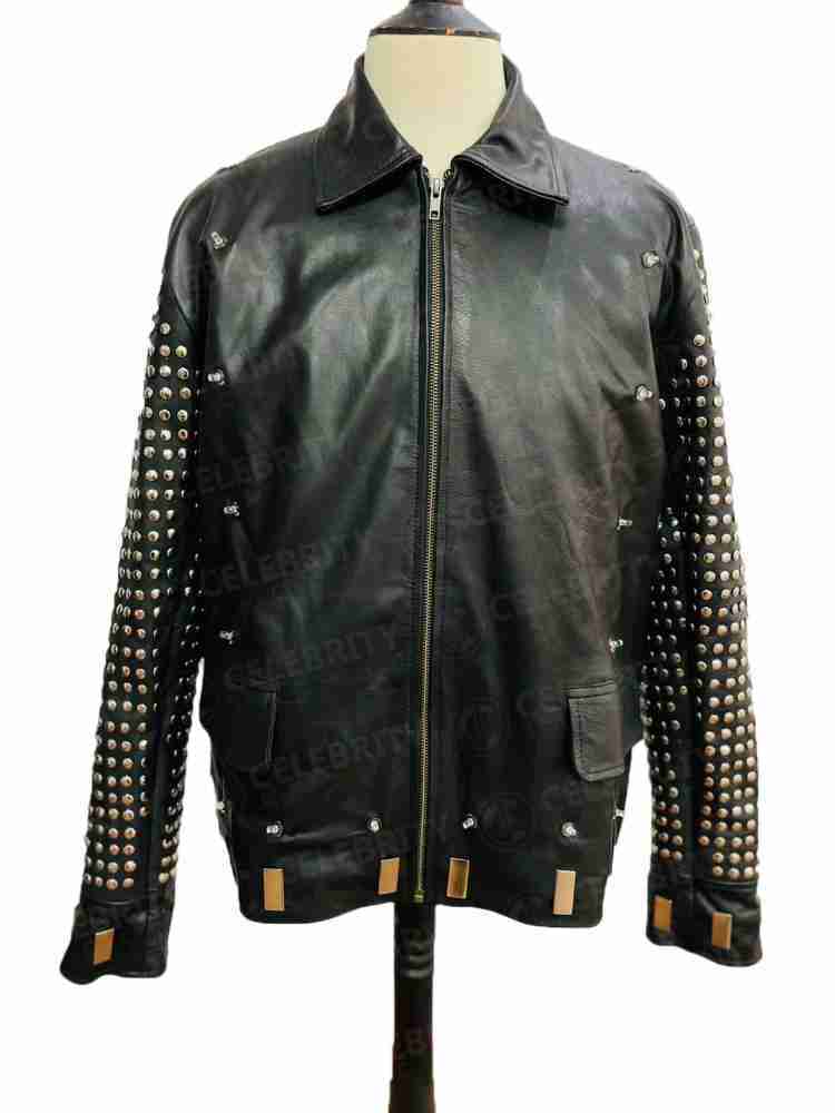 Chris Jericho's light up leather jacket - front