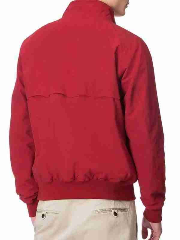 James Dean's red bomber jacket from the back