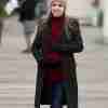 Anna Kendrick Love Life Darby Black Wool-blend Coat