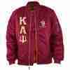 Kappa Alpha Psi Baseball red satin bomber jacket for men