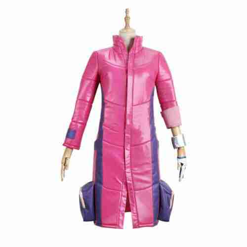 Bede's Pokemon Sword and Shield pink long jacket - front