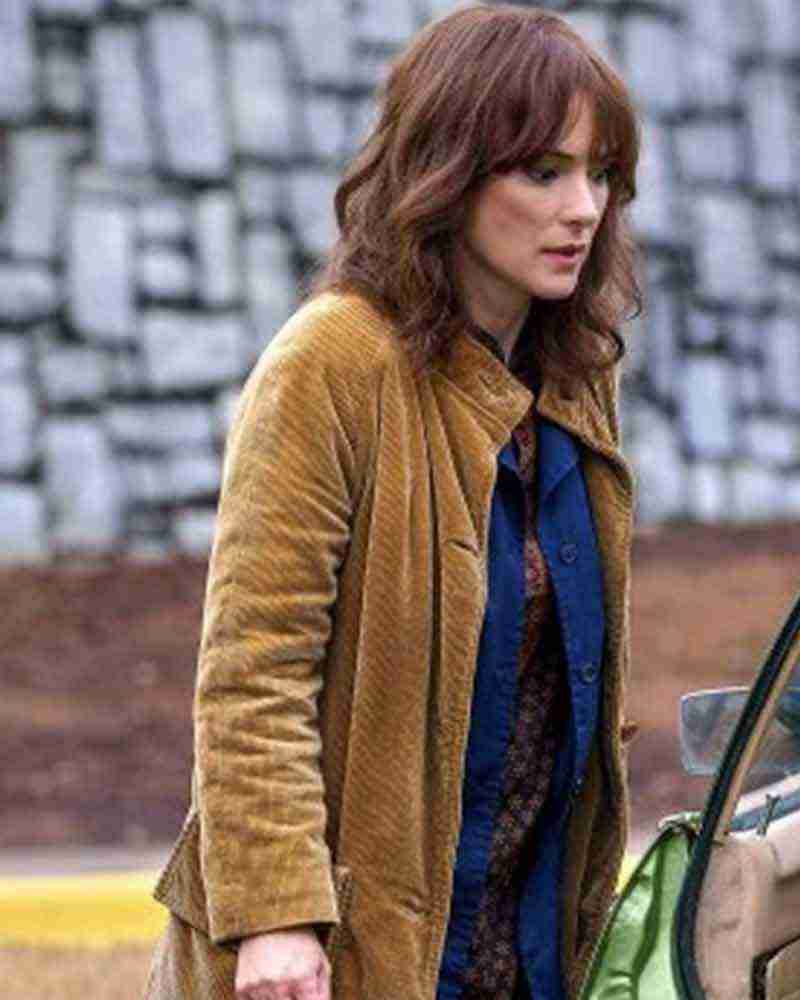 Winona Ryder (Joyce Byers) Stranger Things brown corduroy jacket