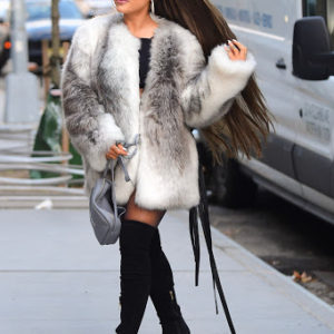 Ariana Grande Faux Fur Coats