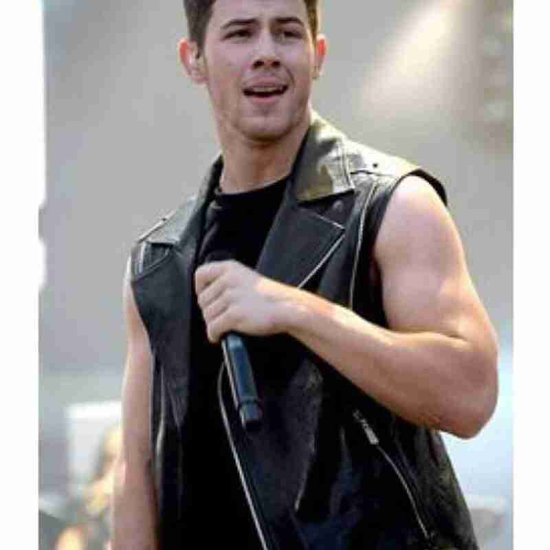Chaos Walking Nick Jonas Leather Vest