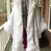 Cruella de Vil's (Victoria Smurfit) white faux fur coat from Once Upon A Time TV show - front