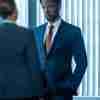 Tory Kittles as Detective Marcus Dante from The Equalizer 2021 TV show wearing a blue blazer