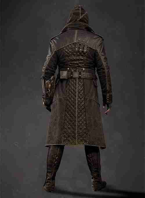 Assassins Creed Syndicate Jacob Frye Leather Coat Back