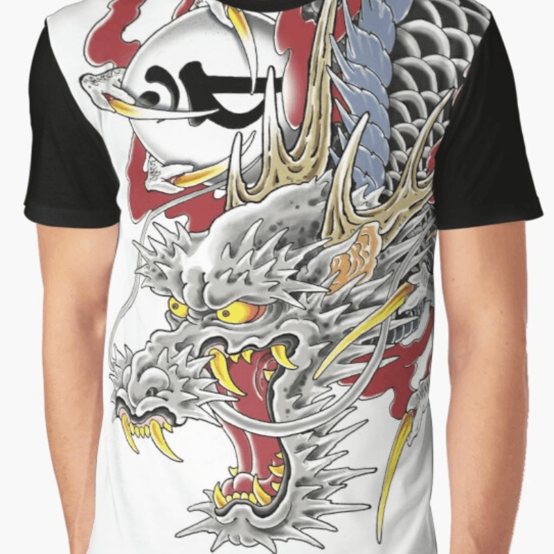 The Dragon of Dojima printed T-shirt
