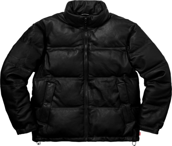G-Eazy black puffer jacket - front