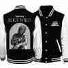Juice Wrld's black and white varsity jacket