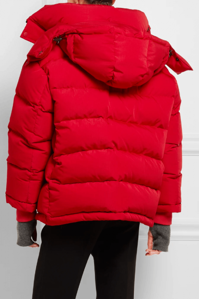 Kendall Nicole Jenner Red Puffer Jacket For Women