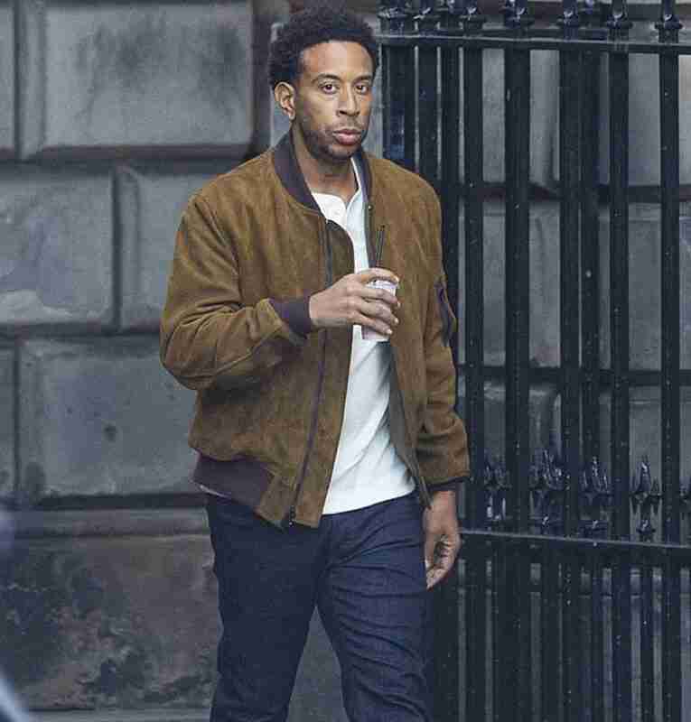 Fast and Furious 9 Ludacris Tej Parker Brown Suede Leather Jacket