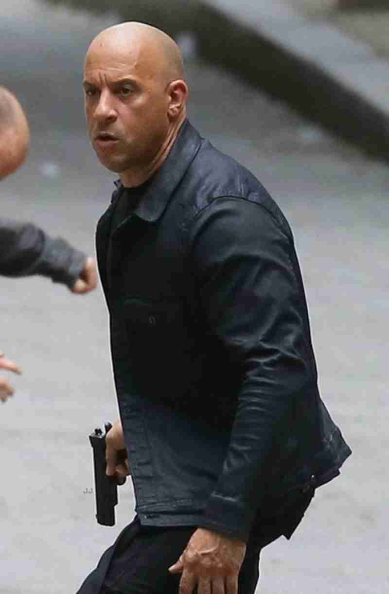 Dominic Toretto Furious 8 Vin Diesel Black Jacket