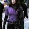 Kate Bishop Hawkeye Hailee Steinfeld Purple Leather Jacket