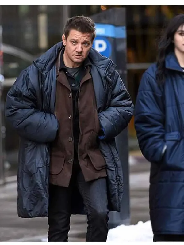 Clint Barton Hawkeye Jeremy Renner Puffer Coat