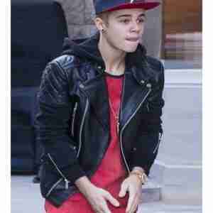 Canadian Singer Justin Bieber Black Hoodie Jacket