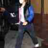 Justin Bieber Bomber Tricolor Leather Jacket