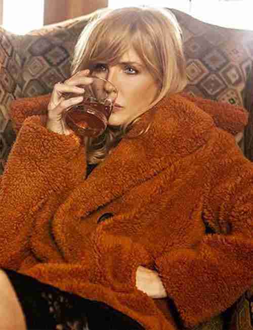 Kelly Reilly Yellowstone Shearling Coat