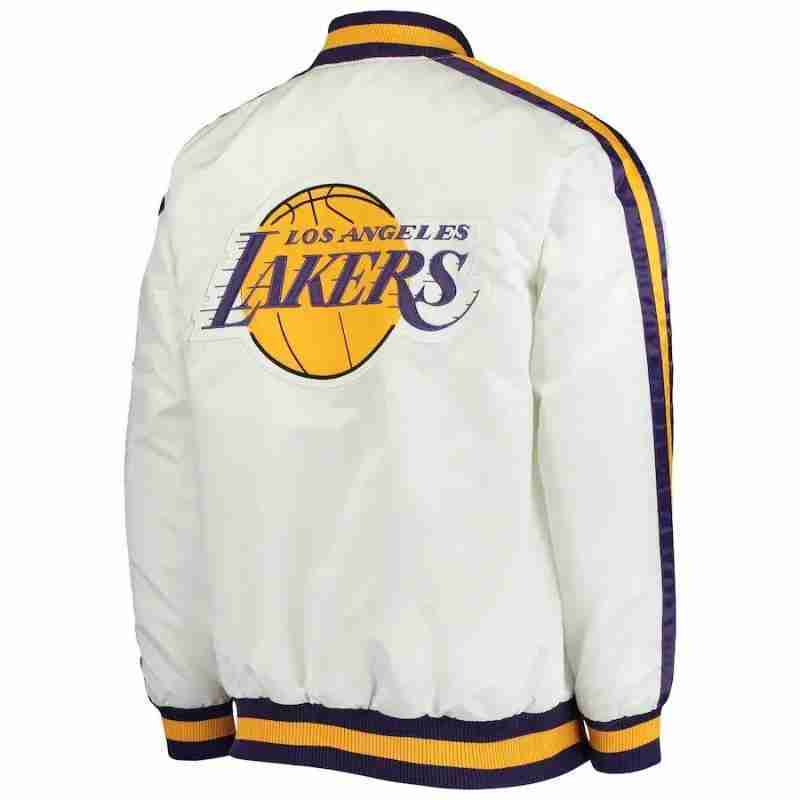 Los Angeles Lakers Satin Varsity Jacket