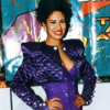 Selena Quintanilla purple quilted cropped jacket