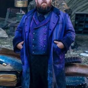 The Nevers 2021 Nick Frost Trench Coat Front