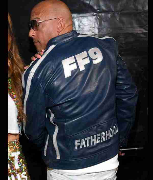 The Road To Fast and Furious 9 American Actor Vin Diesel Leather Jacket for Sale