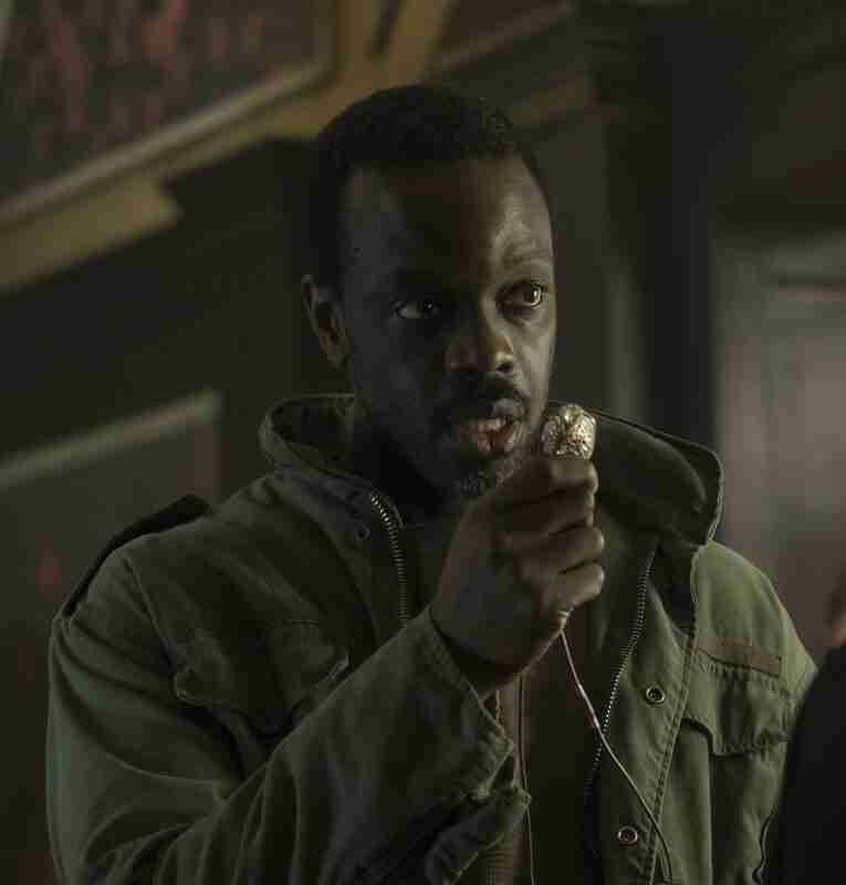 Altered Carbon Ato Essandoh Green Military Jacket