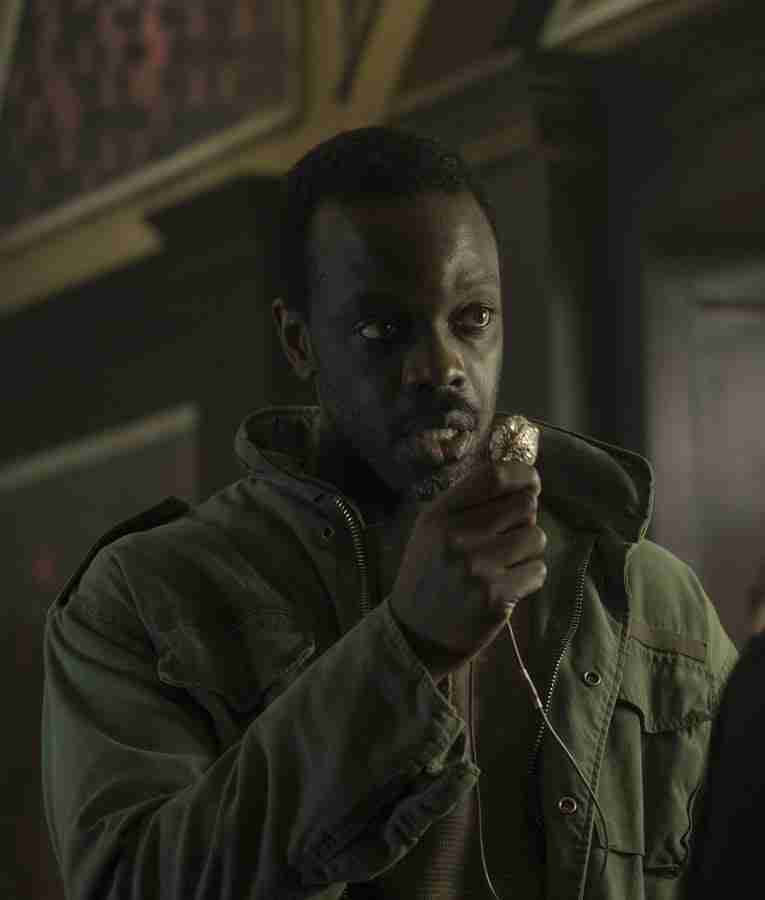 Altered Carbon Ato Essandoh Green Military Jacket