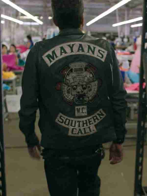 Mayans M.C Angel Reyes Leather Vest