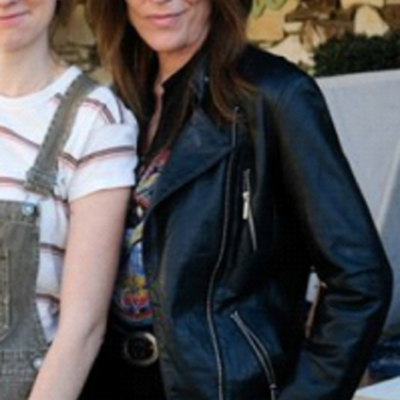 Rebel Katey Sagal Black Biker Jacket