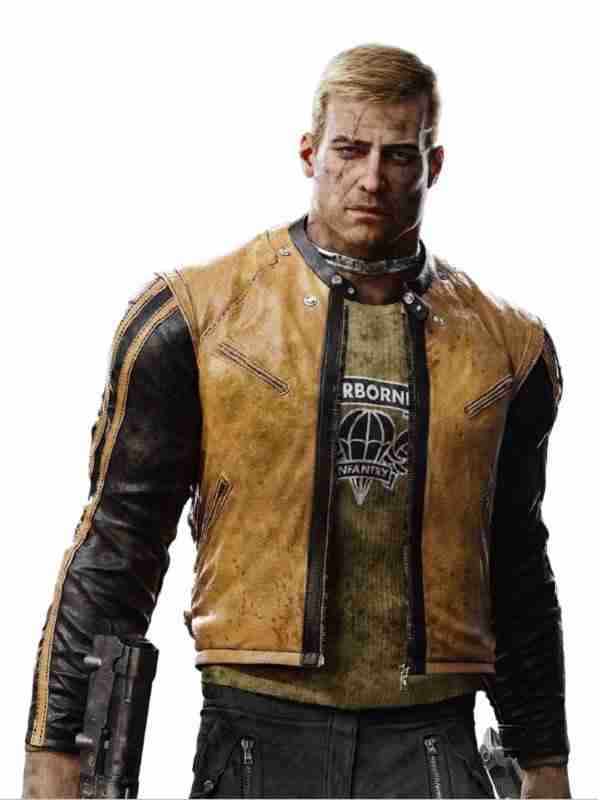 B.J. Blazkowicz Wolfenstein II The New Colossus Leather Jacket