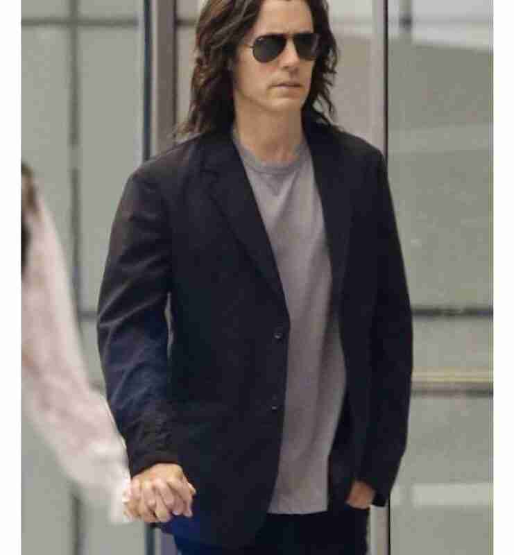 TV Series WeCrashed 2022 Jared Leto Black Blazer