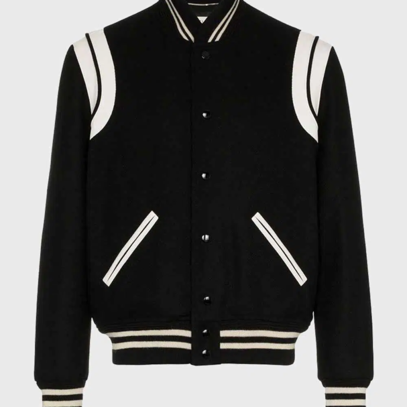 Black & White SLP Teddy Bomber Jacket