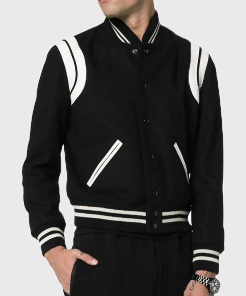 Black & White SLP Teddy Bomber Jacket