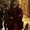 Emily In Paris Lily Collins Maroon Velvet Jacket