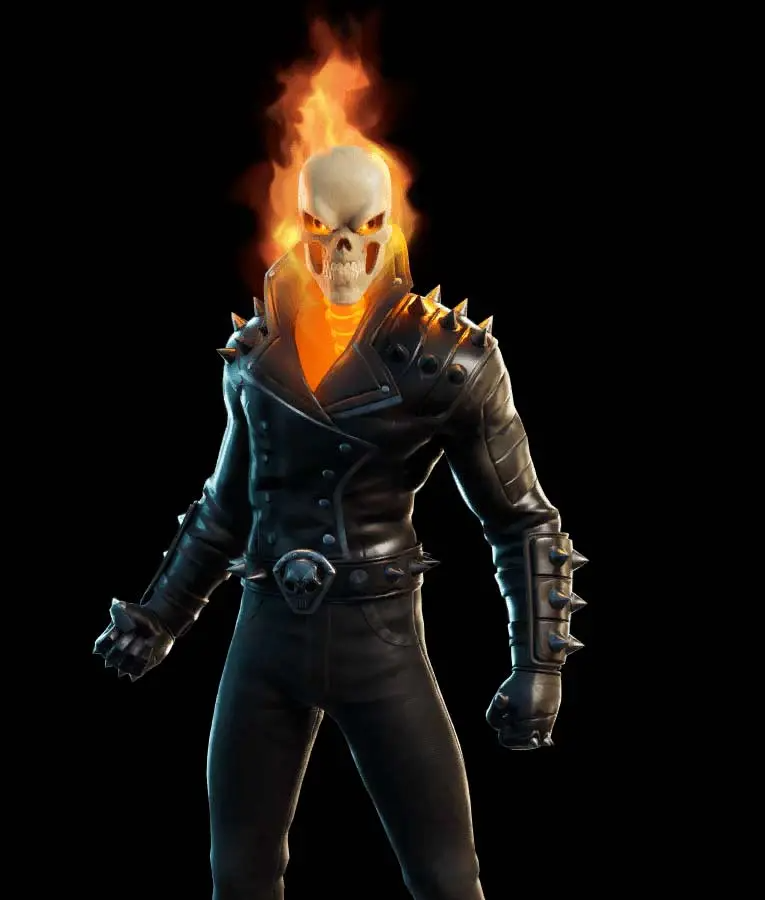 Fortnite Chapter 2 S04 Ghost Rider Cup Leather Jacket