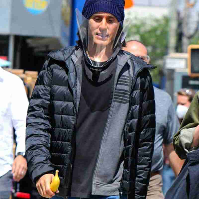 Adam Neumann WeCrashed Jared Leto 2022 Black Puffer Jacket