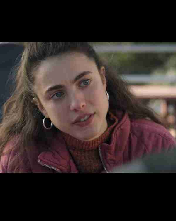 Alex TV-Series Maid 2021 Margaret Qualley Pink Quilted Jacket